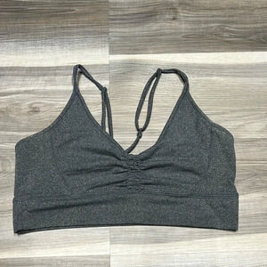 Hurley gray sports bra size  medium
